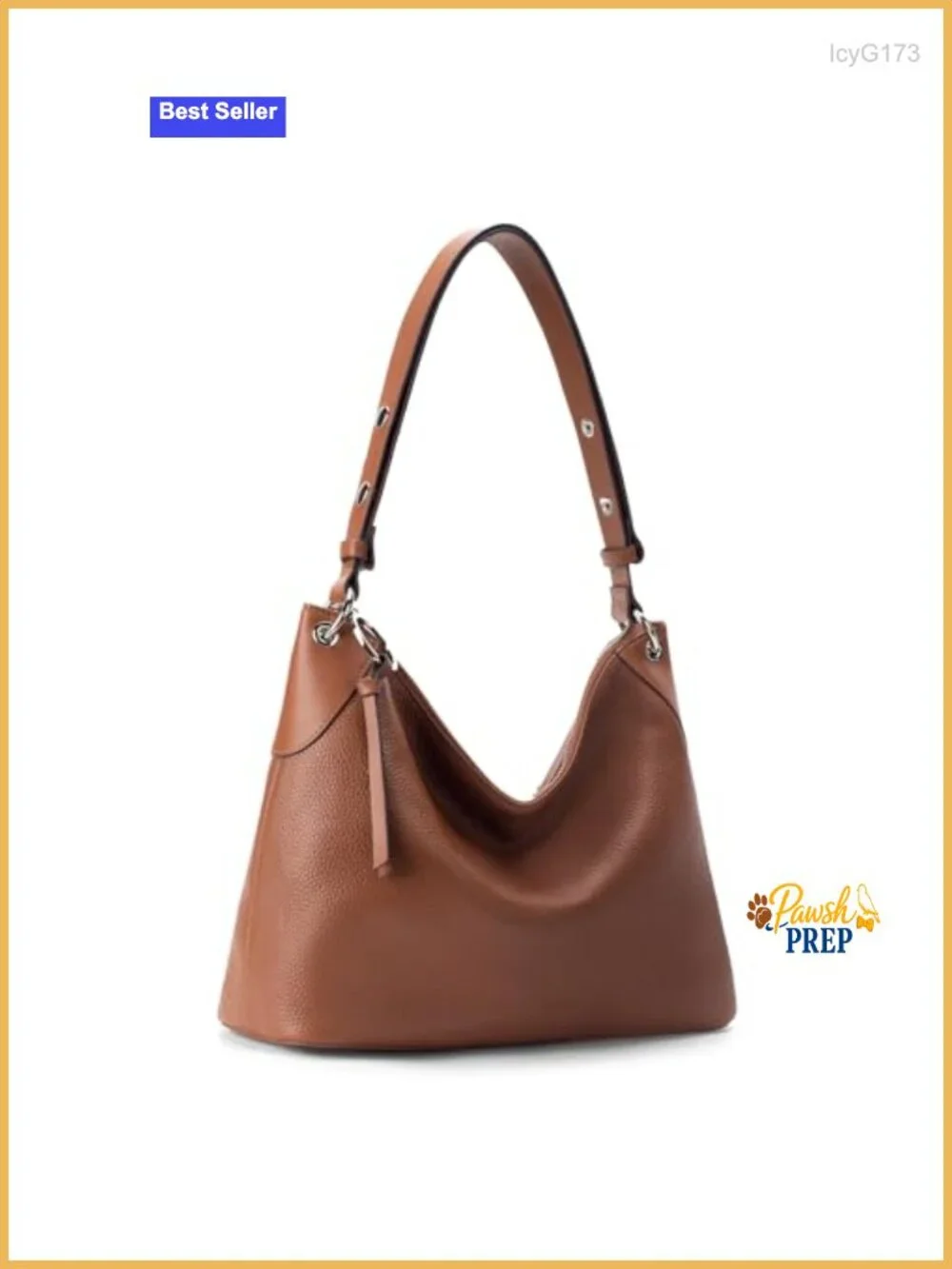 Genuine Leather Hobo Bag Women Crossbody Shoulder Purse Adjustable Strap